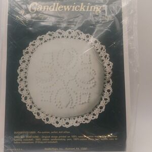 Candlewicking Needle Magic Kit Pin‎ Cushion Sachet Doll Pillow Craft Vintage NOS